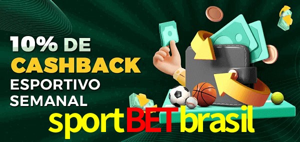 10% de bônus de cashback na sportbetbrasil